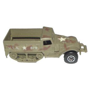 Zylmex Armored Half Truck U.S.A 8793 T431 Brown Camo 1/64 made Hong Kong
